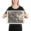 A Forest with a Rabbit Hunt - Aegidius Sadeler II - n.d. - Photo Paper Poster Museum quality 7724890