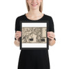 Adelphi, from The Comedie of Terence, 19th century reprint - Albrecht Dürer - n.d. - Photo Paper Framed Poster Museum quality 7746702