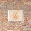 Nude Study - Anonymous, Italian, 18th century - 1768 - Photo Paper Framed Poster Museum quality 7742180