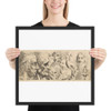 A variety of heads - Wenceslaus Hollar - 1645 - Matte Paper Framed Poster Museum quality 7741578