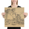 Caucasian Landscape - Rodolphe Bresdin - Photo Paper Poster Museum quality 7744115