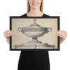 Design for a Covered Tureen on a Footed Stand - Henri Auguste - ca. 1770–1800 - Photo Paper Framed Poster Museum quality 7744214