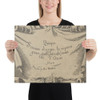 Title Plate, from Quinque Sensuum - Franz Cleyn - ca. 1655 - Canvas Museum quality 7724819