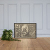 Smell (Odor), from Quinque Sensuum - Franz Cleyn - ca. 1655 - Matte Paper Framed Poster Museum quality 7724827