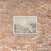 The Draftsman at the Rock - Allart van Everdingen - Photo Paper Framed Poster Museum quality 7724498
