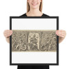 Taste (Gustus), from Quinque Sensuum - Franz Cleyn - ca. 1655 - Photo Paper Framed Poster Museum quality 7724849