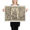 Taste (Gustus), from Quinque Sensuum - Franz Cleyn - ca. 1655 - Photo Paper Framed Poster Museum quality 7724849