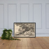 Sleeping Huntress - Wenceslaus Hollar - 1644–52 - Photo Paper Framed Poster Museum quality 7724931