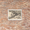 Sleeping Huntress - Wenceslaus Hollar - 1644–52 - Photo Paper Framed Poster Museum quality 7724931