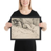 Venus - James McNeill Whistler - 1859 - Matte Paper Framed Poster Museum quality 7741711