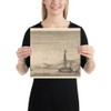 Nonnenwerdt - Wenceslaus Hollar - 1652–77 - Paper Poster Museum quality 7740938