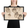 Studies for the Education of the Virgin - Agostino Masucci - 1692–1758 - Matte Paper Framed Poster Museum quality 7744481