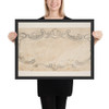 Design for a Cartouche - Giovanni Battista Foggini - 1652–1725 - Photo Paper Framed Poster Museum quality 7739559