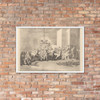 The Brilliants - Thomas Rowlandson - January 15, 1801 - Matte Paper Framed Poster Museum quality 7737867