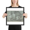 View of the Colosseum - Joseph Marie Vien - ca. 1744–50 - Photo Paper Framed Poster Museum quality 7739173