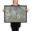 View of the Colosseum - Joseph Marie Vien - ca. 1744–50 - Photo Paper Framed Poster Museum quality 7739173