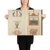 Designs for Furniture - Pierre Antoine Bellangé - ca. 1800–ca. 1840 - Paper Poster Museum quality 7738963