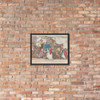 Miseries of Travelling: the Overloaded Coach - Thomas Rowlandson - February 15, 1807 - Matte Paper Framed Poster Museum quality 7746754