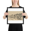 The "Adam and Eve," Old Chelsea - James McNeill Whistler - 1878 - Matte Paper Framed Poster Museum quality 7742112