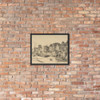 The "Adam and Eve," Old Chelsea - James McNeill Whistler - 1878 - Matte Paper Framed Poster Museum quality 7742112