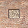 Horizontal Panel Design with Two Young Male Figures Interspersed between Acanthus Rinceaux - Anonymous, Italian, Venetian, 17th century - 17th century (first half) - Photo Paper Framed Poster Museum quality 7705491