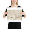 Study of a Pyramid - Jacques Louis David - n.d. - Photo Paper Poster Museum quality 7744134