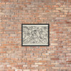 Frieze with Birds Perched on Scrolling Tendrils - Hieronymus Bang - ca. 1568–1633 - Photo Paper Framed Poster Museum quality 7747080