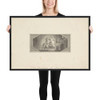 The Origin of Painting - Edward Francis Burney - 1790–1800 - Matte Paper Framed Poster Museum quality 7744352