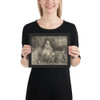 The Flight into Egypt: Crossing a Brook - Rembrandt (Rembrandt van Rijn) - 1654 - Matte Paper Framed Poster Museum quality 7747250