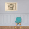 Drawing for a Door Frame - Lorenzo Sarti - 18th century - Photo Paper Poster Museum quality 7739811