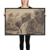 A Harbor - Anonymous, French, 17th century - 17th century - Matte Paper Framed Poster Museum quality 7746394