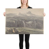 Foggy Landscape in the Apennine; verso: Sketch of Landscape - Carl Wagner - 1800–1867 - Paper Poster Museum quality 7739980