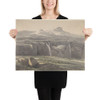 Foggy Landscape in the Apennine; verso: Sketch of Landscape - Carl Wagner - 1800–1867 - Paper Poster Museum quality 7739980