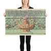 Ornamental Panel with Flaming Lamp and Floral Swags - Anonymous, French, 19th century - 19th century - Photo Paper Poster Museum quality 7740323