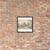 Large Walled Farm, plate 23 from Regiunculae et Villae Aliquot Ducatus Brabantiae - Claes Jansz. Visscher - ca. 1610 - Matte Paper Framed Poster Museum quality 7723526