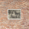 The Flight into Egypt: Crossing a Brook - Rembrandt (Rembrandt van Rijn) - 1654 - Photo Paper Framed Poster Museum quality 7747215