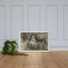The Flight into Egypt: Crossing a Brook - Rembrandt (Rembrandt van Rijn) - 1654 - Photo Paper Framed Poster Museum quality 7747215
