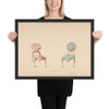 Design for Chairs, Louis Quinze Style - Robert William Hume - 1835–1900 - Photo Paper Framed Poster Museum quality 7724237
