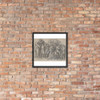Bacchanal with Wine Vat - Andrea Mantegna - Photo Paper Framed Poster Museum quality 7742345