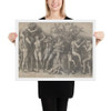 Bacchanal with Wine Vat - Andrea Mantegna - Photo Paper Framed Poster Museum quality 7742345