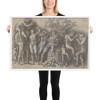 Bacchanal with Wine Vat - Andrea Mantegna - Photo Paper Framed Poster Museum quality 7742345