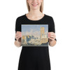 The Acropolis from the West, with the Propylaea and the Temple of Athena Nike, Athens - Thomas Hartley Cromek - 1834 - Paper Poster Museum quality 7743996