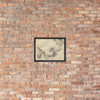 One Quarter of a Design for a Painted Ceiling on Recto. Verso, ornements. - Anonymous, Italian, Piedmontese, 18th century - 1700–1780 - Matte Paper Framed Poster Museum quality 7745580