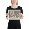 Story of Cupid and Psyche as told by Apuleius - Master of the Die - 1530–60 - Matte Paper Framed Poster Museum quality 7738944