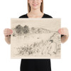 Sketching, No. 1 - James McNeill Whistler - 1861 - Photo Paper Poster Museum quality 7741768