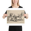 Romulus and Remus - Wenceslaus Hollar - 1652 - Photo Paper Poster Museum quality 7741162