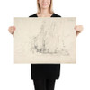 Rocks in the Bode Valley; verso: Small Landscape Studies - Karl Blechen - 1800–1840 - Paper Poster Museum quality 7740249