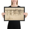 Old Putney Bridge - James McNeill Whistler - 1879 - Matte Paper Framed Poster Museum quality 7742145