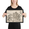 The Great Triumphal Car, eight sheet - Albrecht Dürer - n.d. - Photo Paper Framed Poster Museum quality 7725293