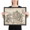 The Great Triumphal Car, eight sheet - Albrecht Dürer - n.d. - Photo Paper Framed Poster Museum quality 7725293